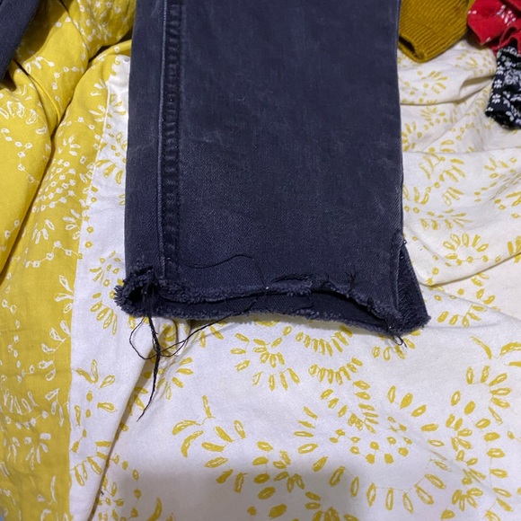 Black High Waisted Distressed Jeans - Picture 3 of 5